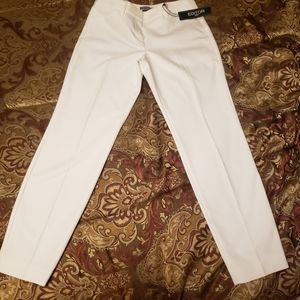 Ladies, white express pants